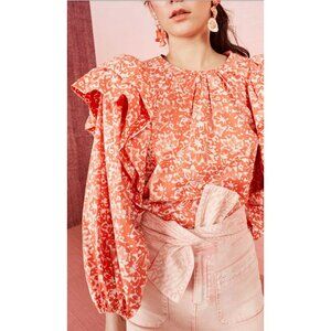 Ulla Johnson Caasi Coral Top 2